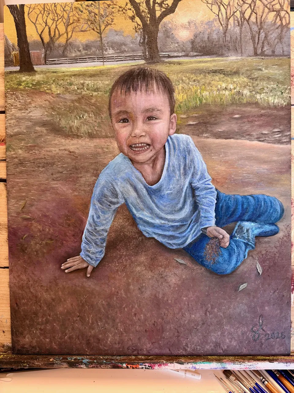 Enzo's World Painting Dr. Lam Art Work