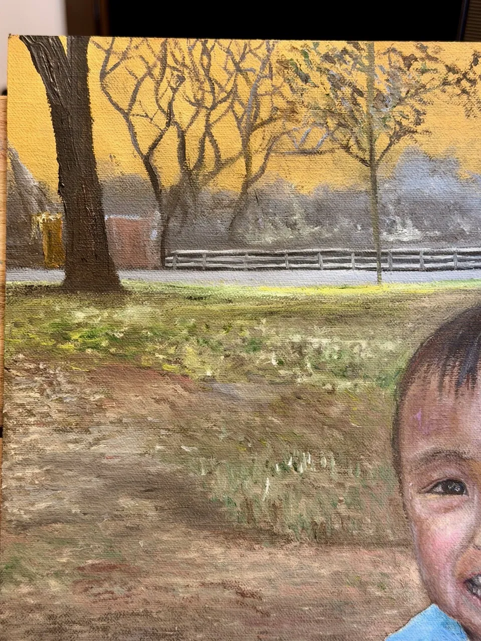 Enzo's World Painting Dr. Lam Art Work